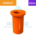Salida de Caja PVC Conduit 63 mm Aguafer