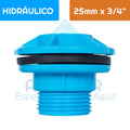 Salida Estanque PVC Hidráulico 25 mm Aguafer