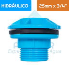 Salida Estanque PVC Hidráulico 25 mm Aguafer