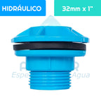 Salida Estanque PVC Hidráulico 32 mm Aguafer
