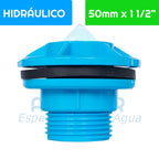 Salida Estanque PVC Hidráulico 50 mm Aguafer