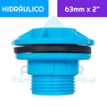 Salida Estanque PVC Hidráulico 63 mm Aguafer