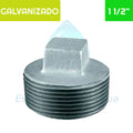 Tapa Tornillo HE Acero Galvanizado 1 1/2" Aguafer