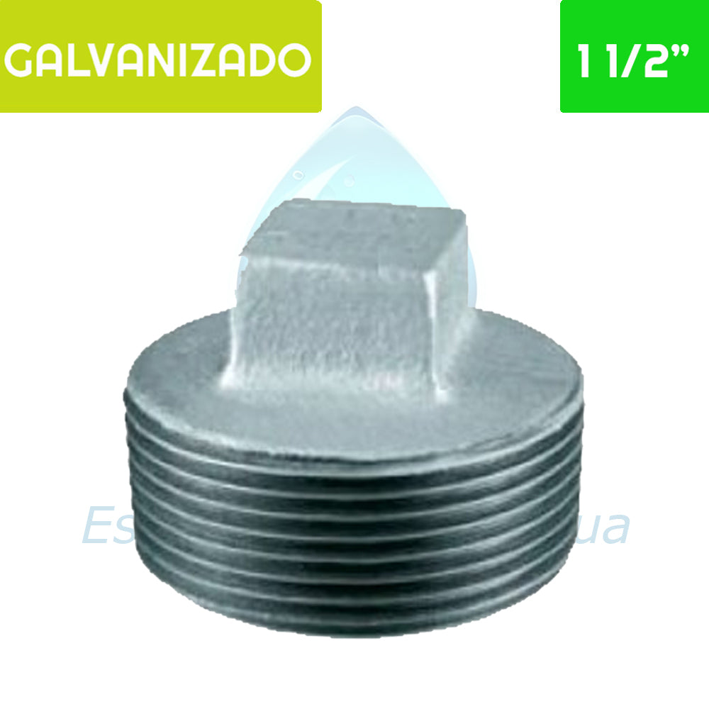 Tapa Tornillo HE Acero Galvanizado 1 1/2" Aguafer