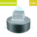 Tapa Tornillo HE Acero Galvanizado 1 1/4" Aguafer