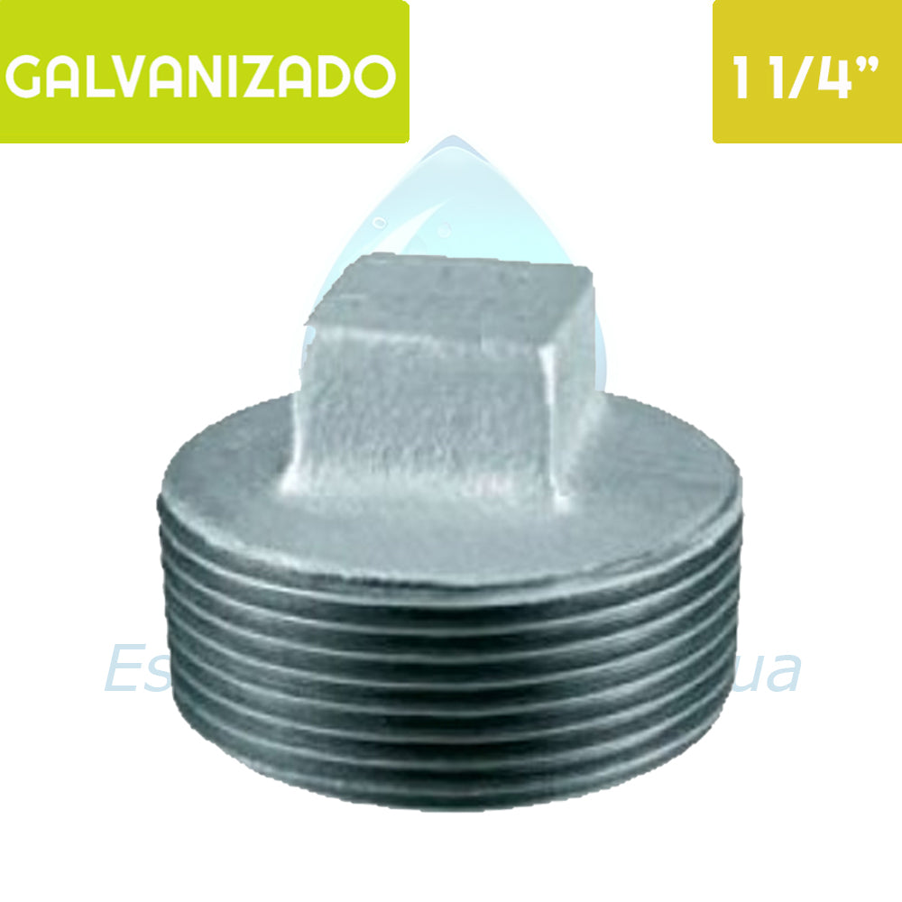 Tapa Tornillo HE Acero Galvanizado 1 1/4" Aguafer