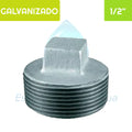 Tapa Tornillo HE Acero Galvanizado 1/2" Aguafer