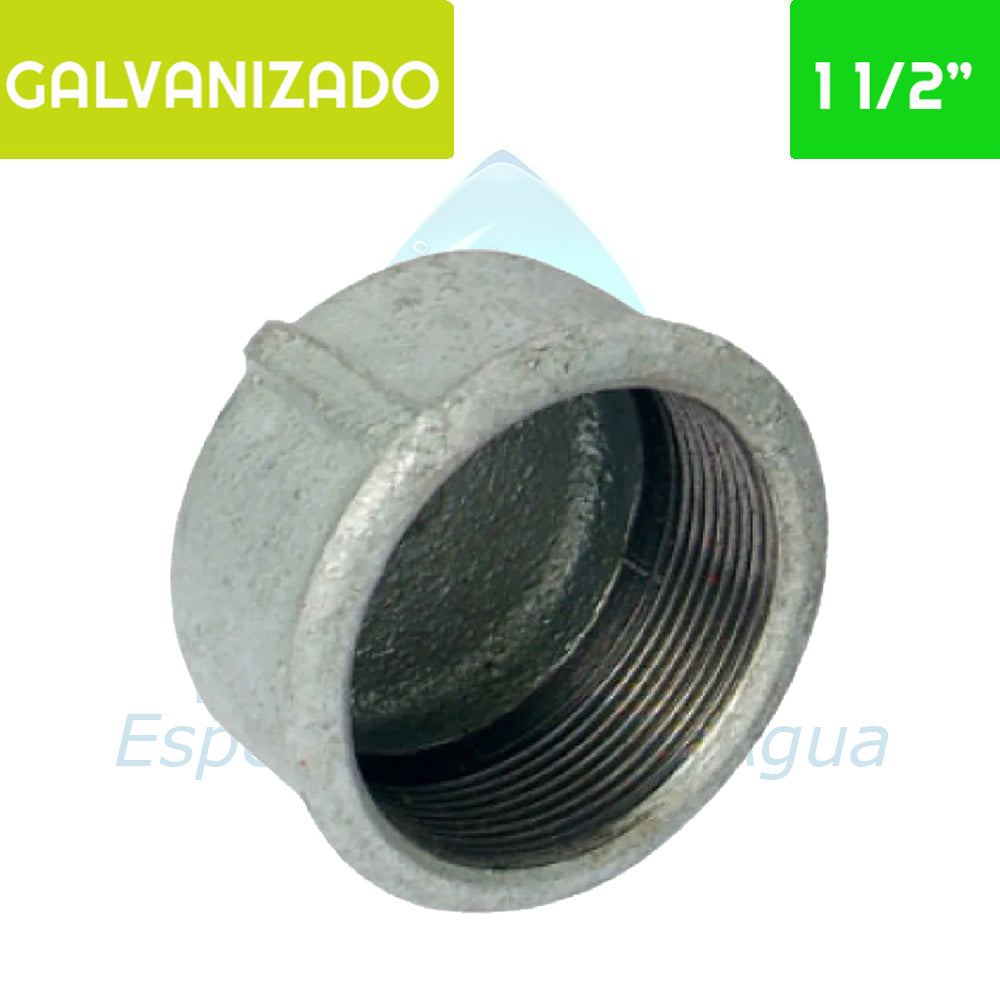 Tapón HI Acero Galvanizado 1 1/2"