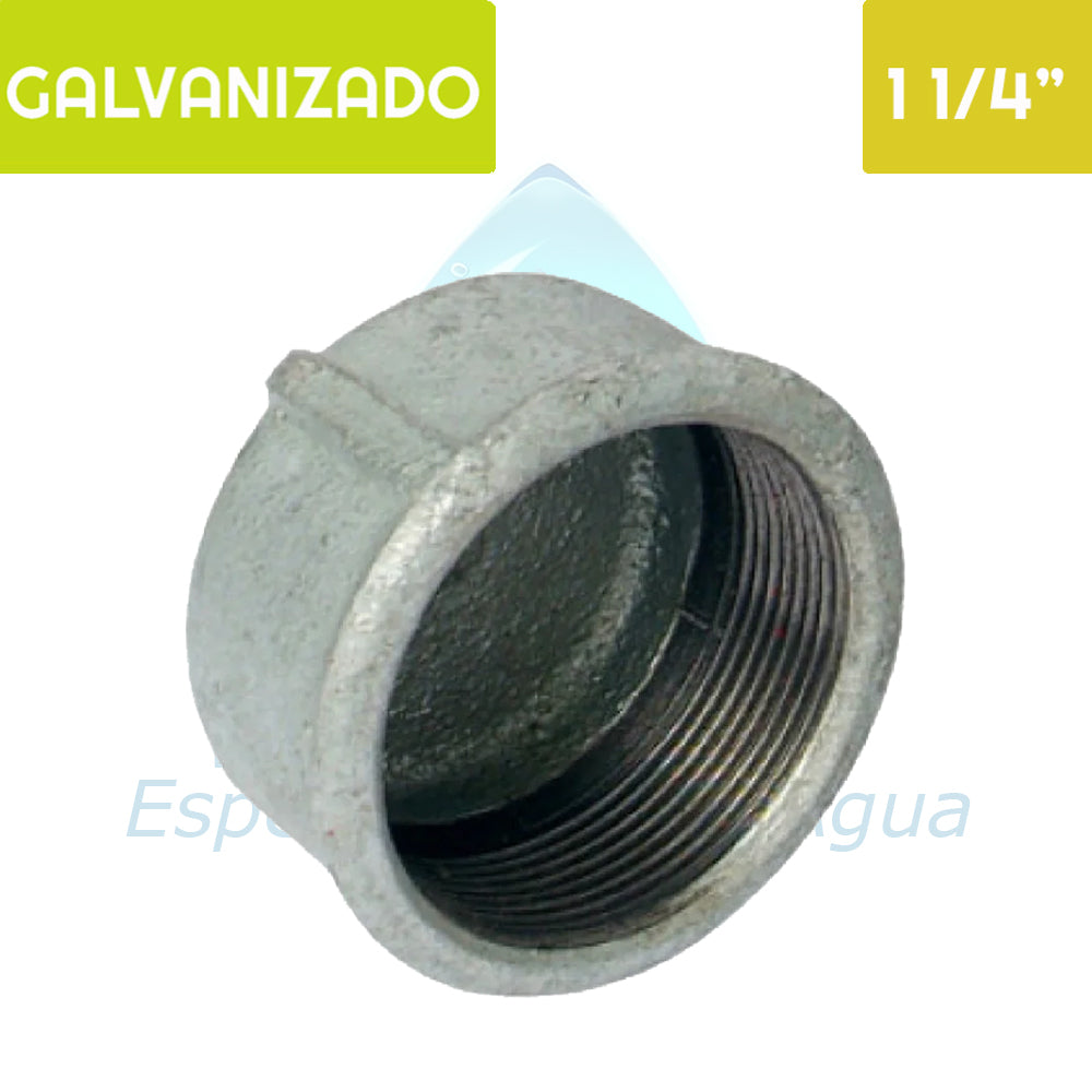 Tapón HI Acero Galvanizado 1 1/4"
