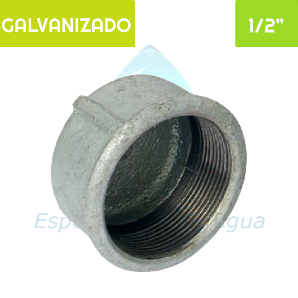Tapón HI Acero Galvanizado 1/2"