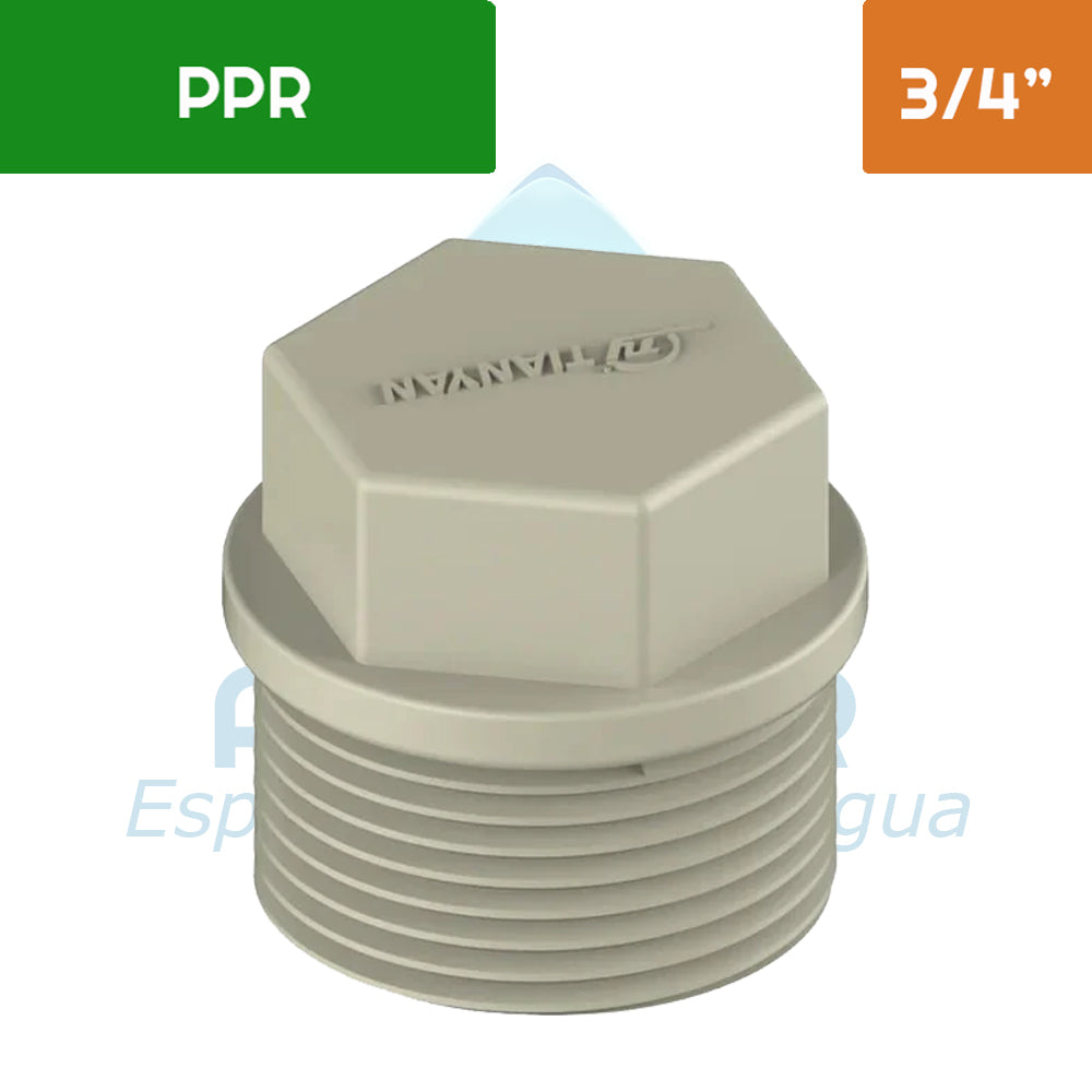Tapon PPR HE 3/4"