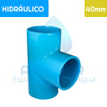 TEE PVC Hidráulico 40 mm Aguafer