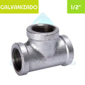 TEE HI Acero Galvanizado 1/2"