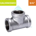 TEE HI Acero Galvanizado 3/4"