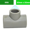 TEE Reducción PPR 50 mm x 20 mm