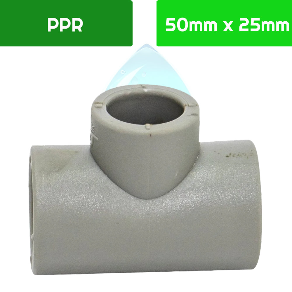 TEE Reducción PPR 50 mm x 25 mm