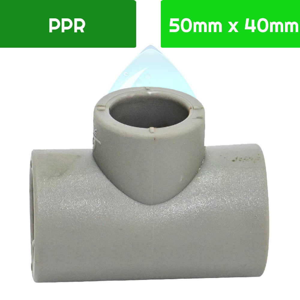 TEE Reducción PPR 50 mm x 40 mm