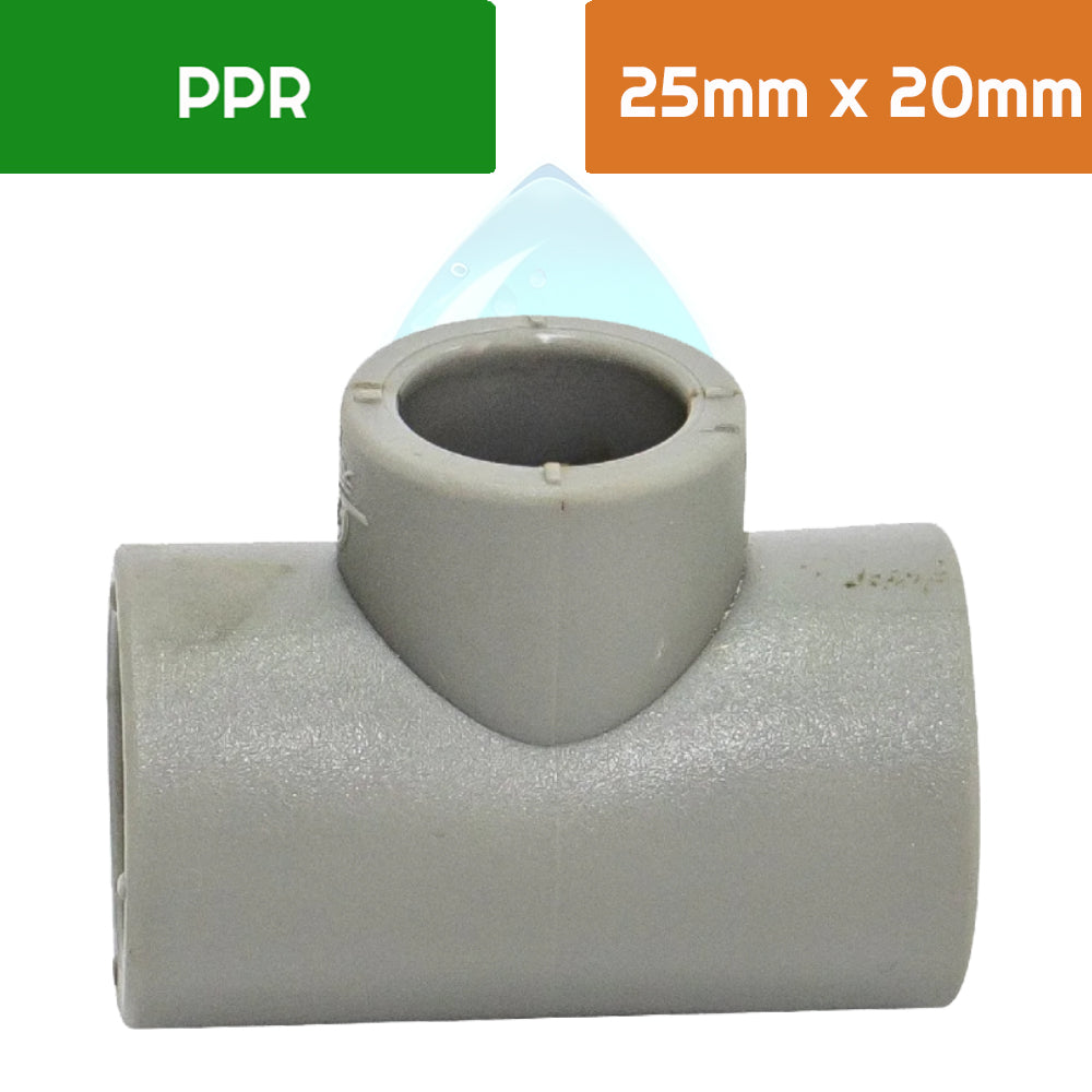 TEE Reducción PPR 25 mm x 20 mm