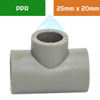TEE Reducción PPR 25 mm x 20 mm