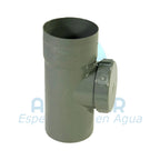TEE de Registro Pvc Sanitario 75 mm x 75 mm Aguafer