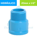 Terminal HE PVC Hidráulico 20 mm x 1/2"