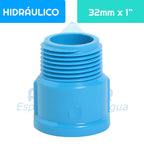 Terminal HE PVC Hidráulico 32 mm x 1"