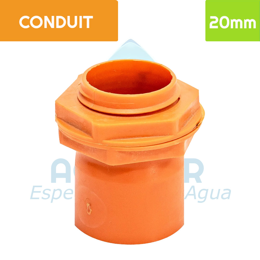 Terminal HE PVC Conduit 20 mm Aguafer