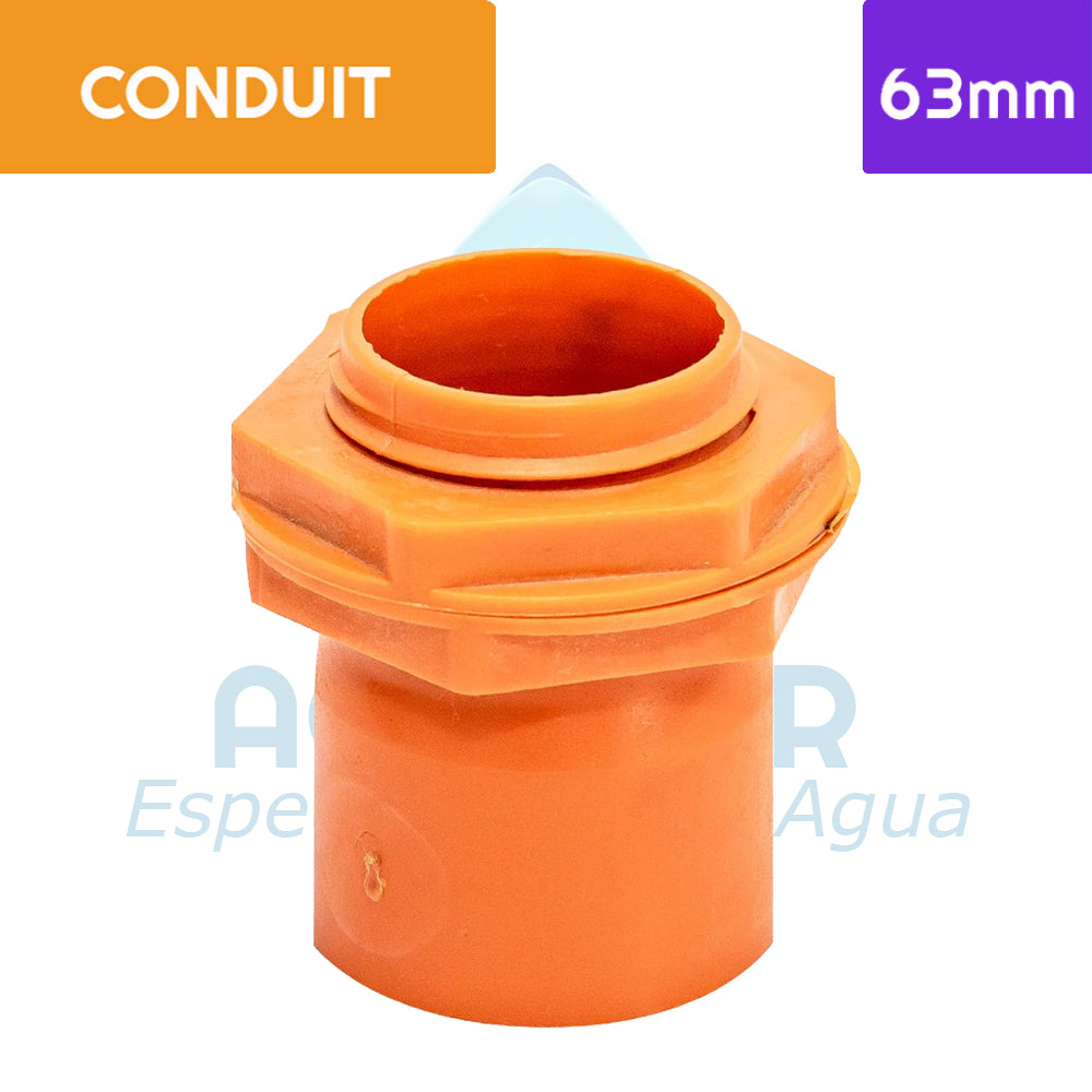 Terminal HE PVC Conduit 63 mm Aguafer
