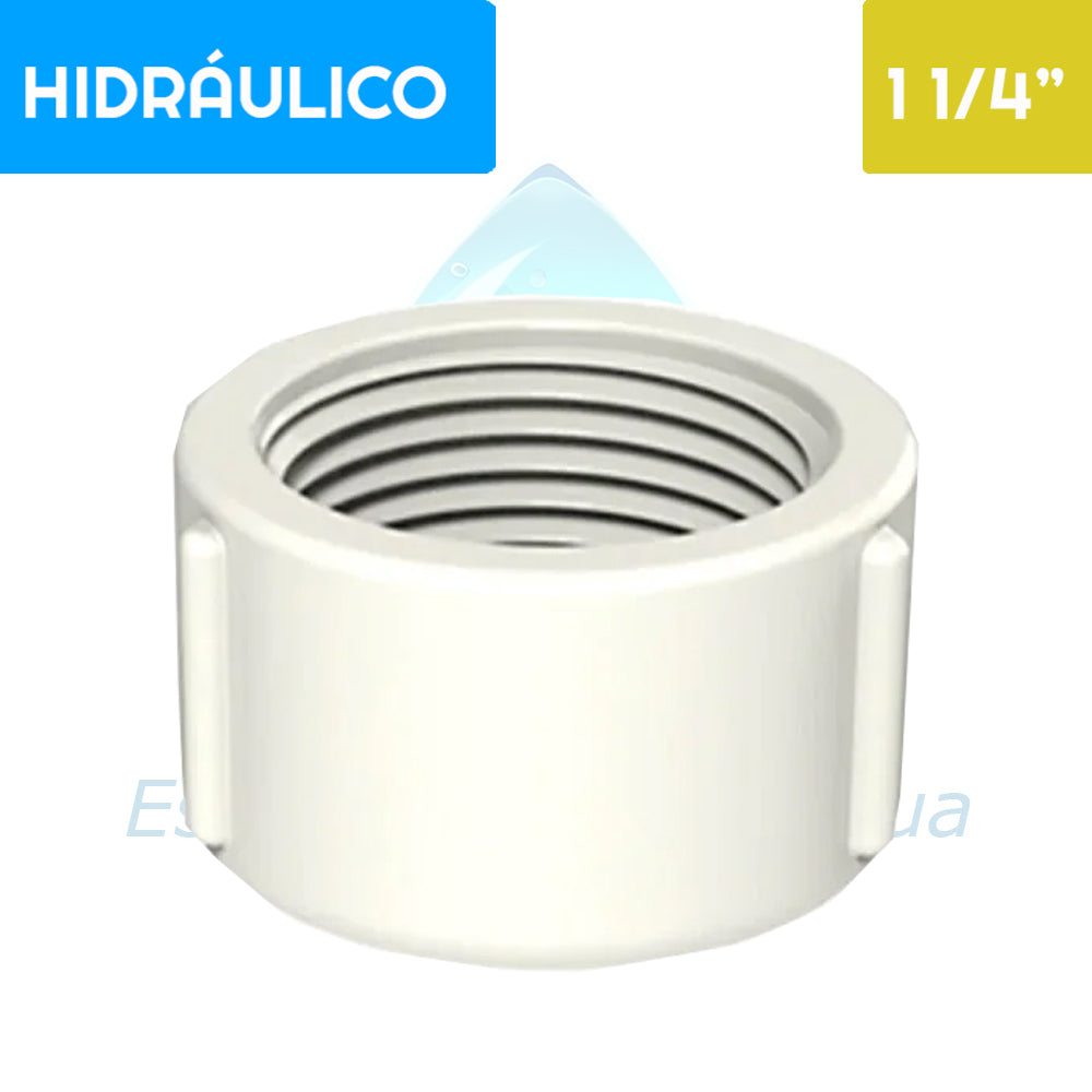 Tapagorro HI PVC Hidráulico 1 1/4" Aguafer