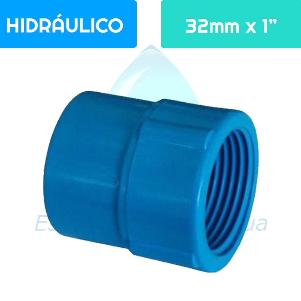 Terminal HI PVC Hidráulico 32 mm x 1"