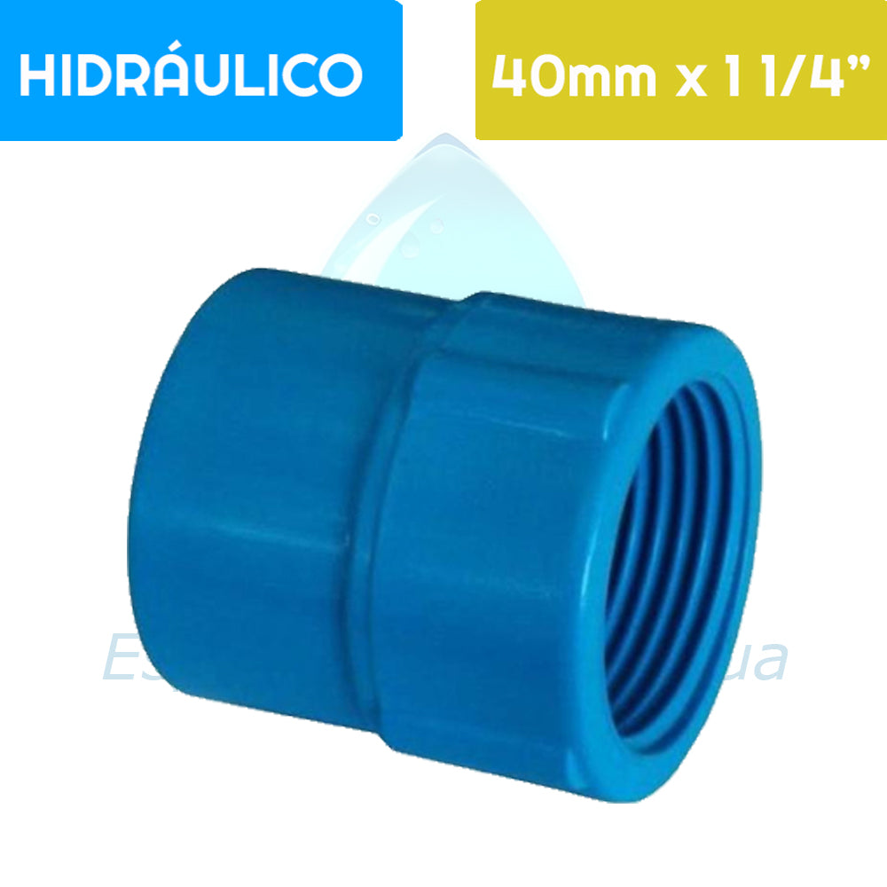 Terminal HI PVC Hidráulico 40 mm x 1 1/4"
