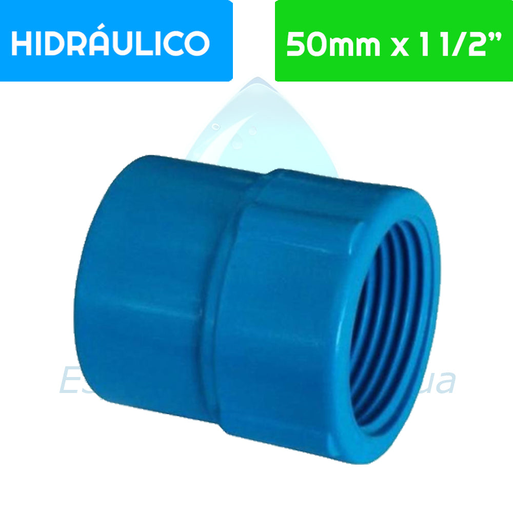 Terminal HI PVC Hidráulico 50 mm x 1 1/2"