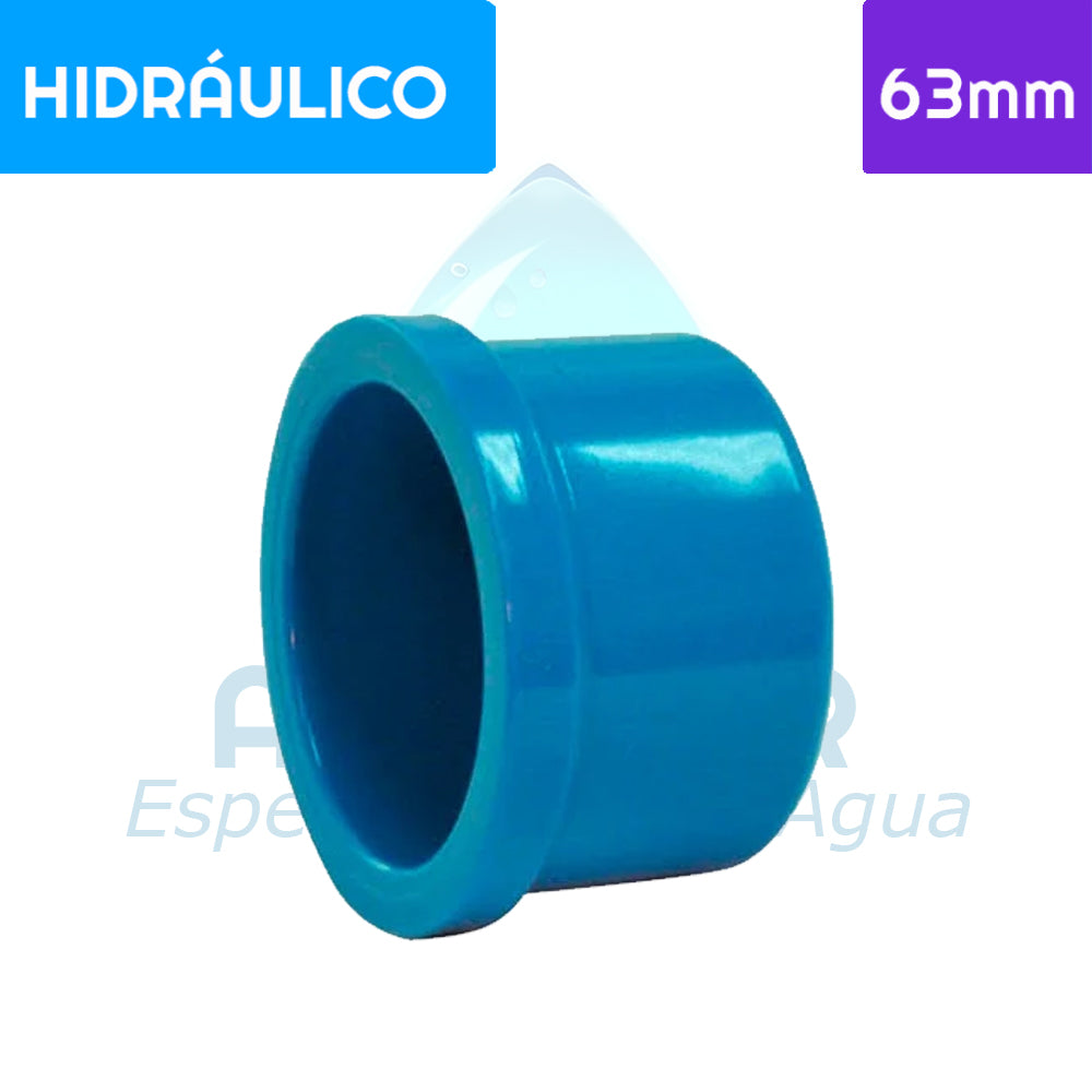 Tapagorro Pegar PVC Hidráulico 63 mm Aguafer