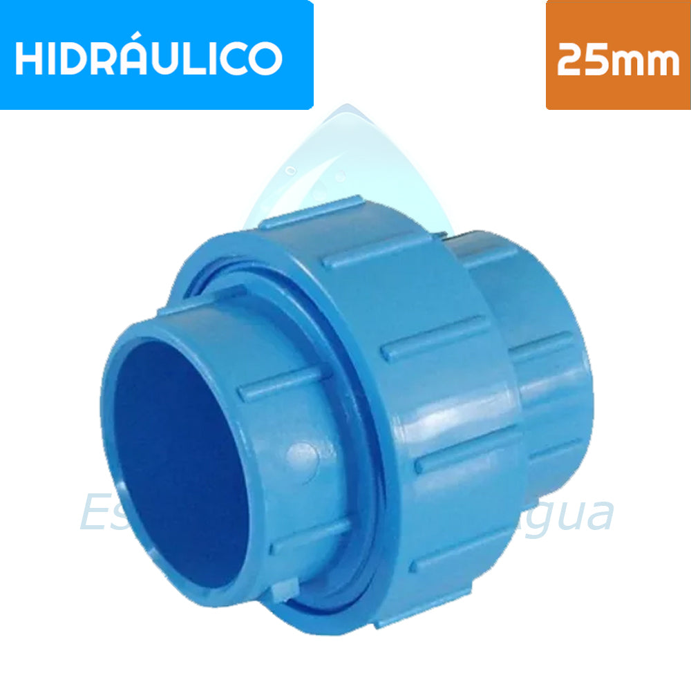 Unión Americana PVC Hidráulico 25 mm Aguafer