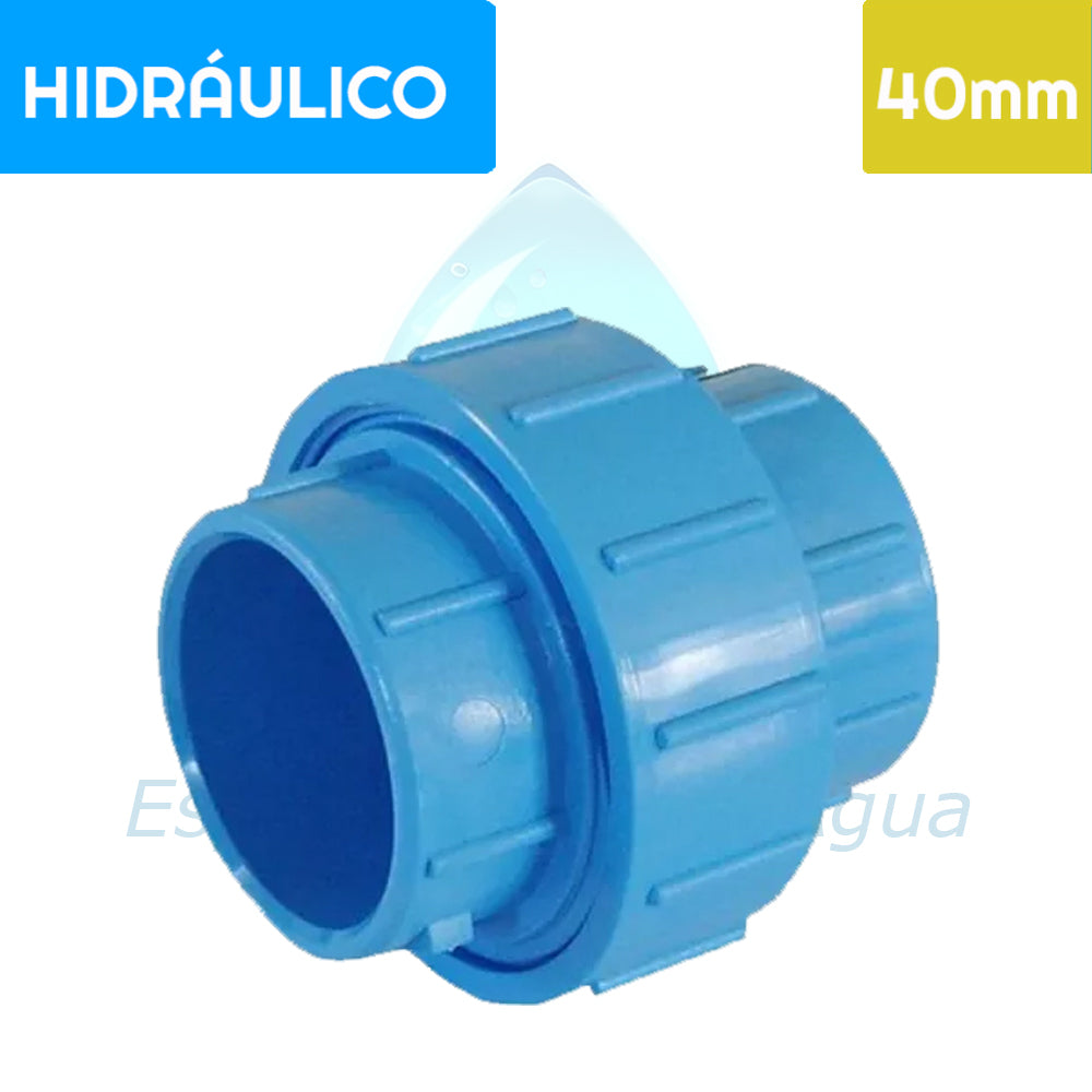 Unión Americana PVC Hidráulico 40 mm Aguafer