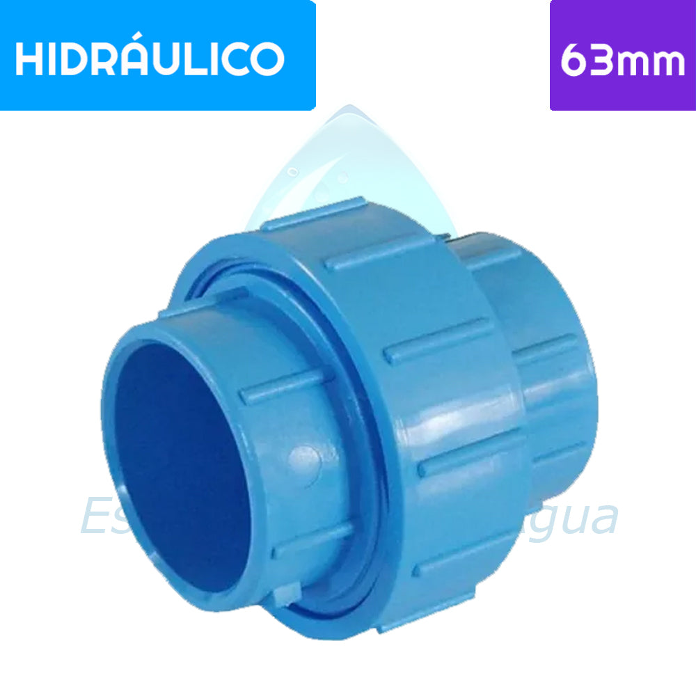 Unión Americana PVC Hidráulico 63 mm Aguafer