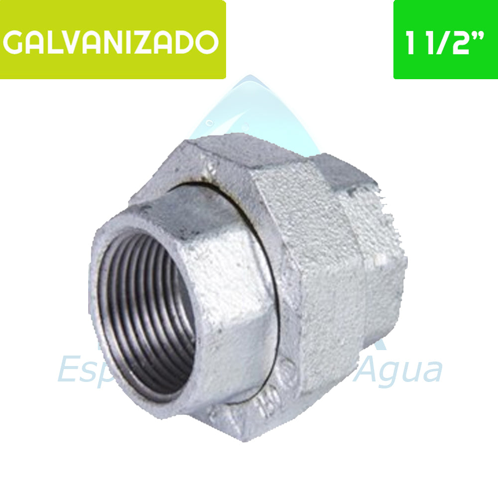 Unión Americana HI Acero Galvanizado 1 1/2"