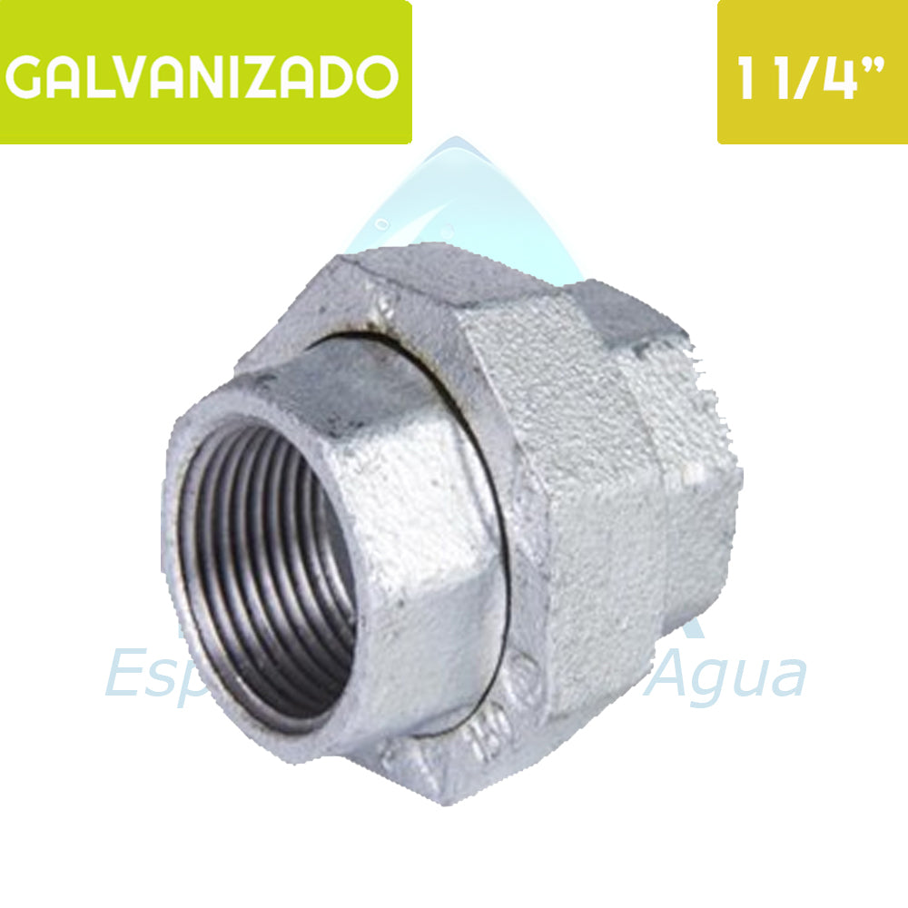 Unión Americana HI Acero Galvanizado 1 1/4"