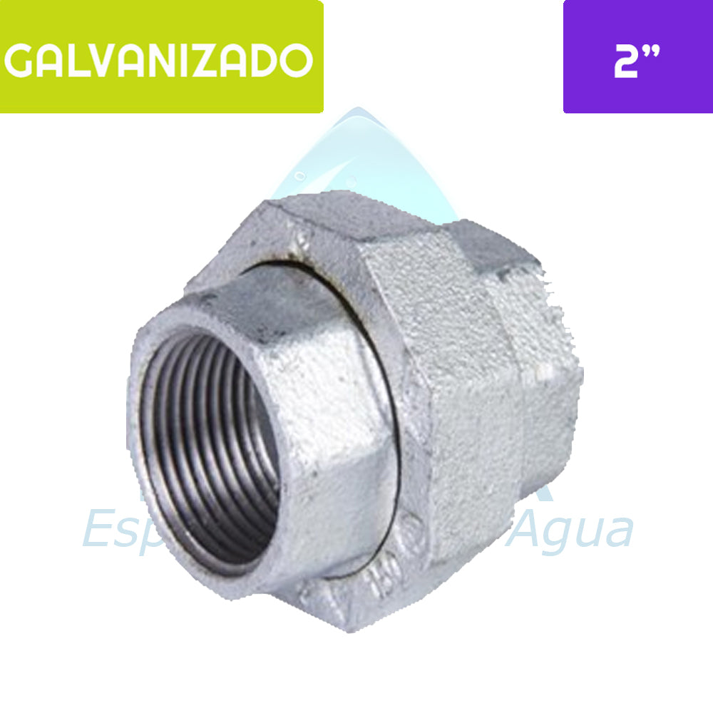 Unión Americana HI Acero Galvanizado 2"
