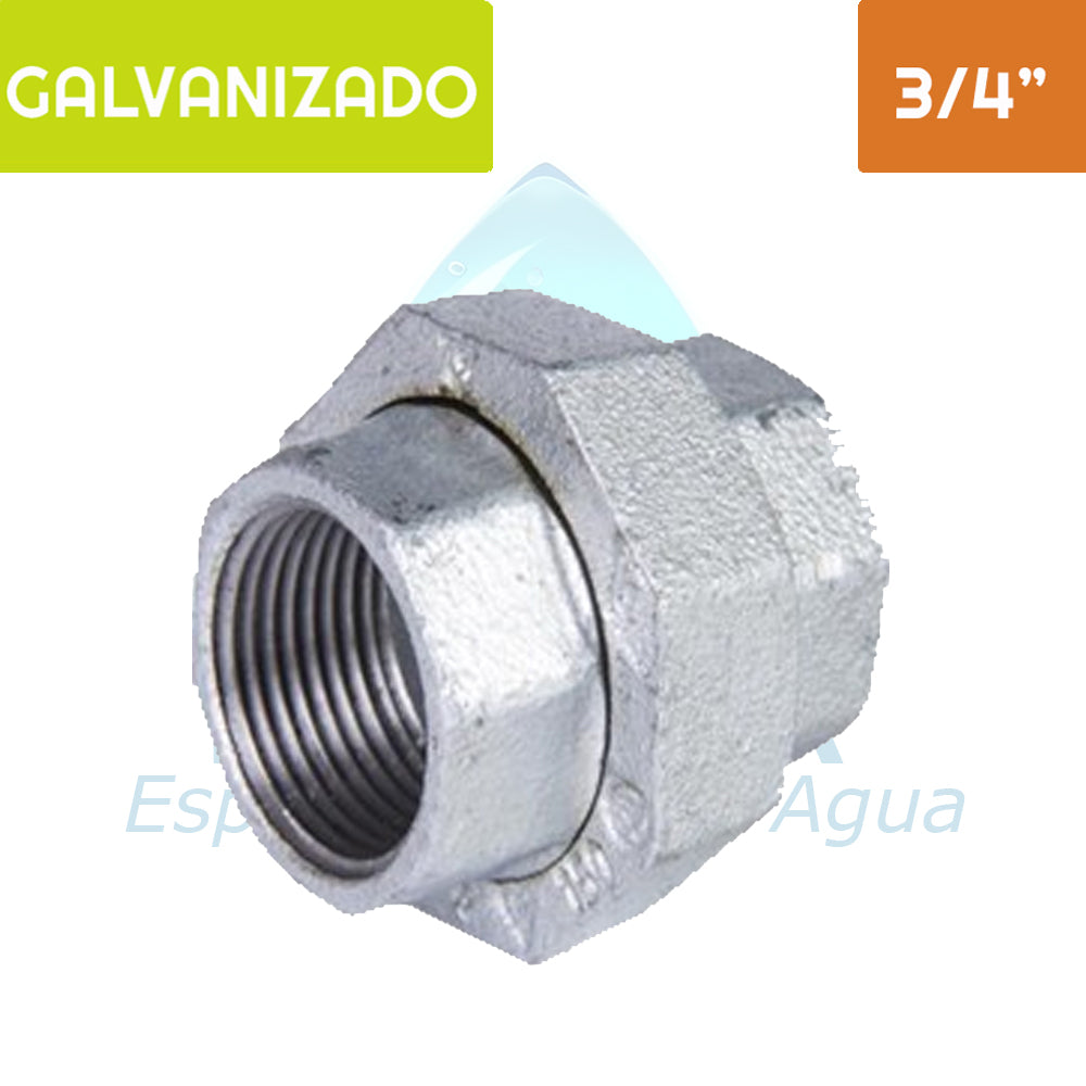 Unión Americana HI Acero Galvanizado 3/4"