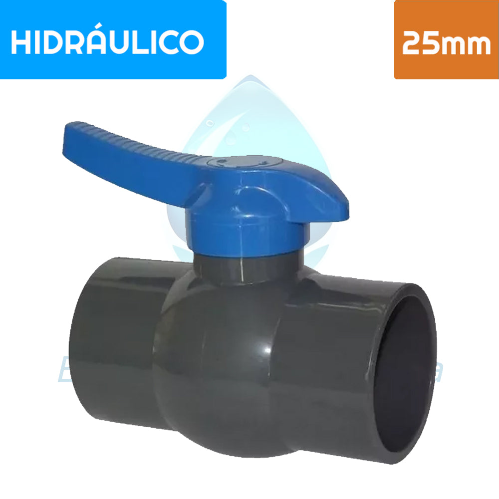 Válvula Bola PVC Hidraulico 25 mm