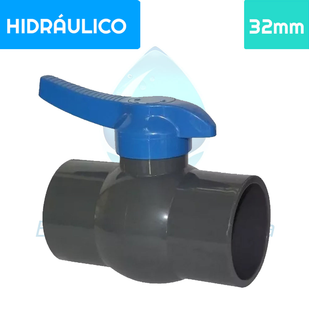 Válvula Bola PVC Hidraulico 32 mm