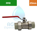 Llave de Bola PPR Latón 25 mm con Unión Americana