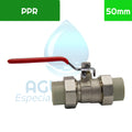 Llave de Bola PPR Latón 50 mm con Unión Americana