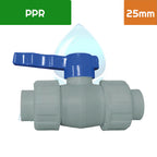 Llave de Bola PPR 25 mm Doble Union Americana