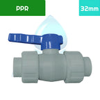 Llave de Bola PPR 32 mm Doble Union Americana
