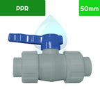 Llave de Bola PPR 50 mm Doble Union Americana