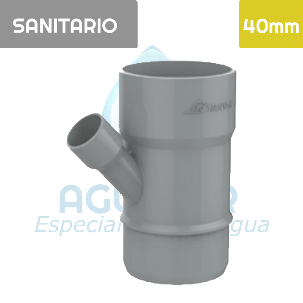 VEE Pvc Sanitario 40 mm x 40 mm Aguafer