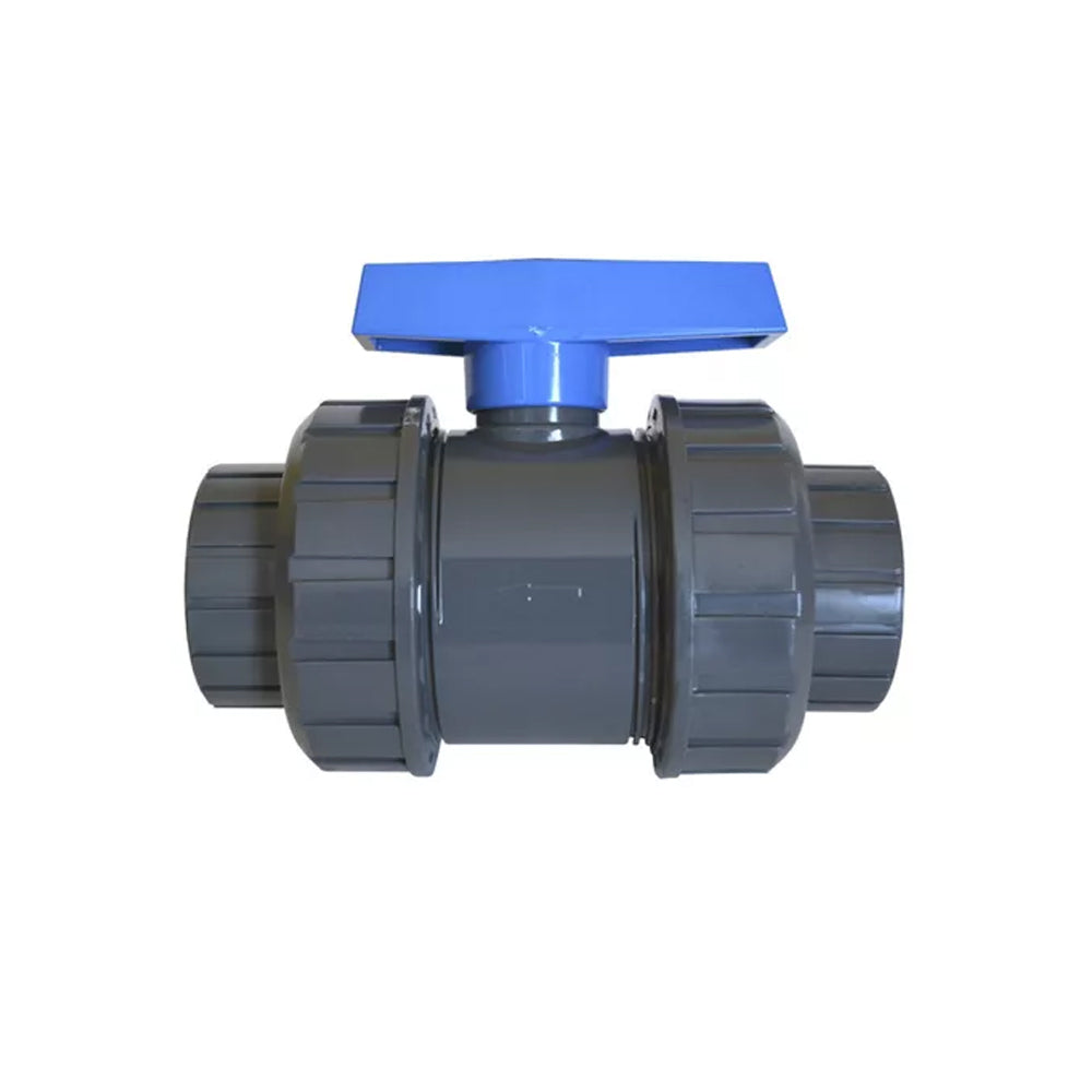 Válvula Bola PVC Doble Unión Americana 20 mm