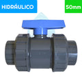 Válvula Bola PVC Doble Unión Americana 50 mm